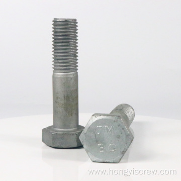 Structural hex bolts / stainless steel heavy hex